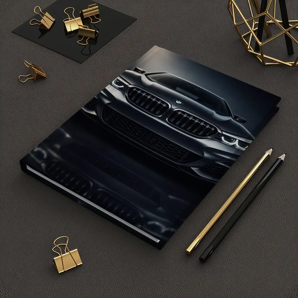 BMW M5 Front View Dark Studio – Notebooks