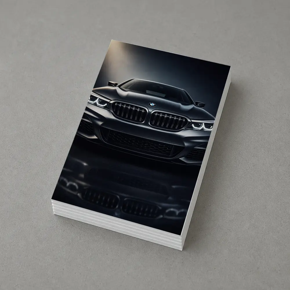 BMW M5 Front View Dark Studio – Postcards