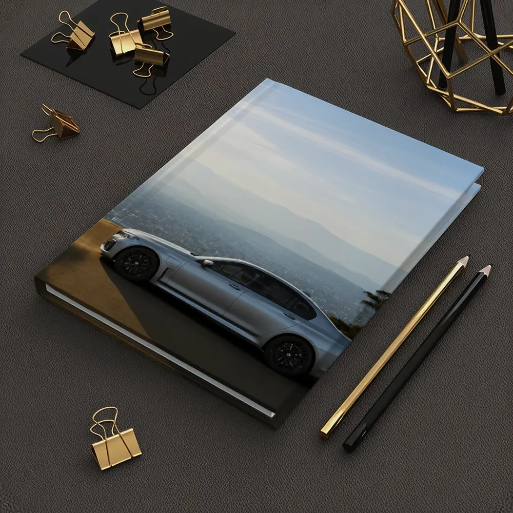BMW 7 Series Silver Sedan City Overlook – Notebooks