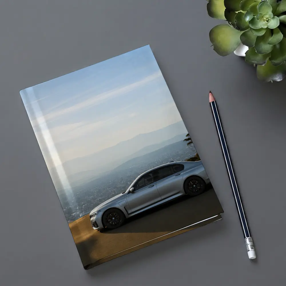 BMW 7 Series Silver Sedan City Overlook – Notebooks