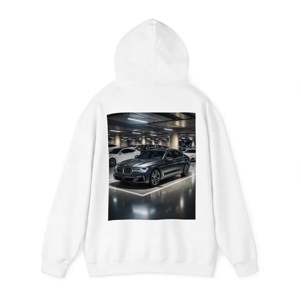BMW Seven Series Parked In Underground Garage – Hoodies
