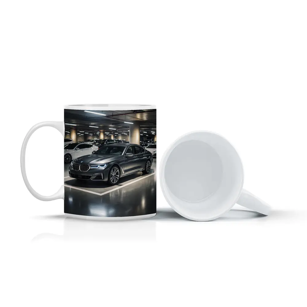 BMW Seven Series Parked In Underground Garage – Mugs