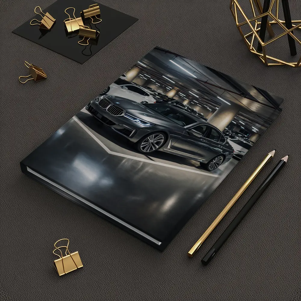 BMW Seven Series Parked In Underground Garage – Notebooks