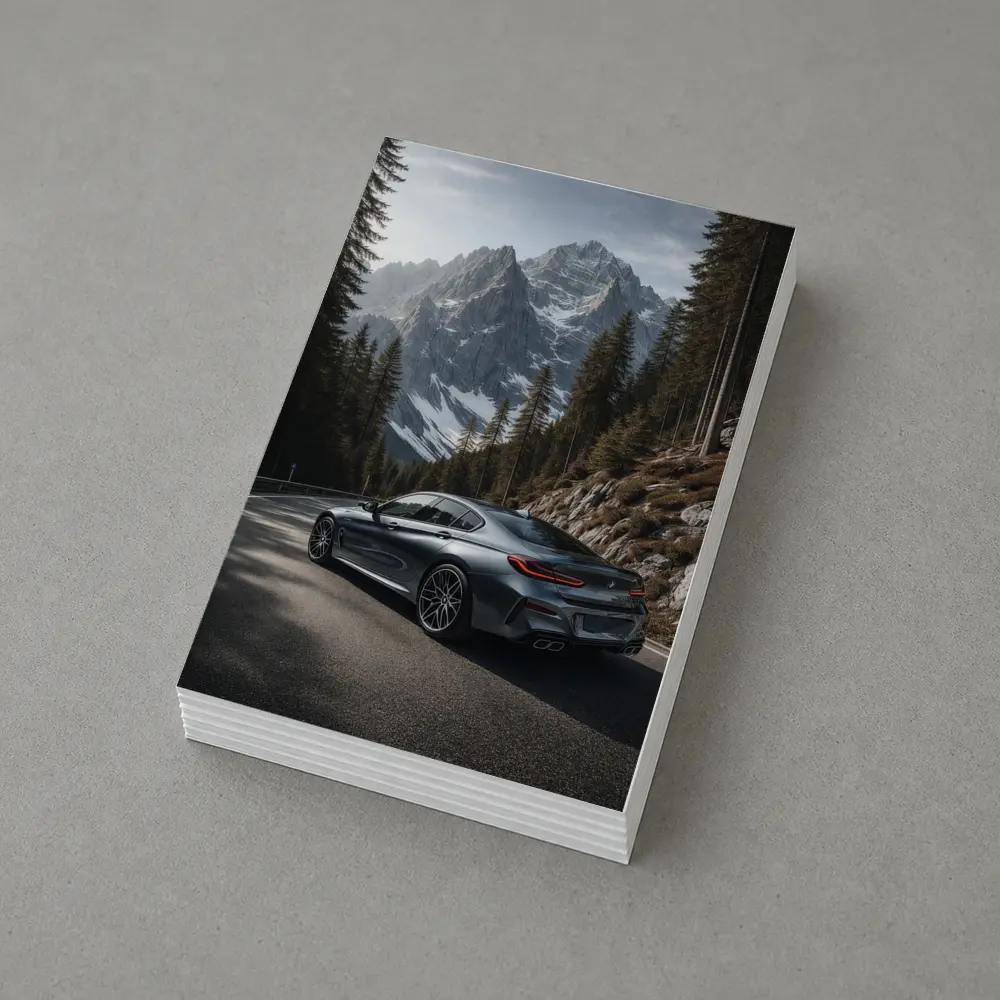 BMW 8 Series Gran Coupe Mountain Road – Postcards