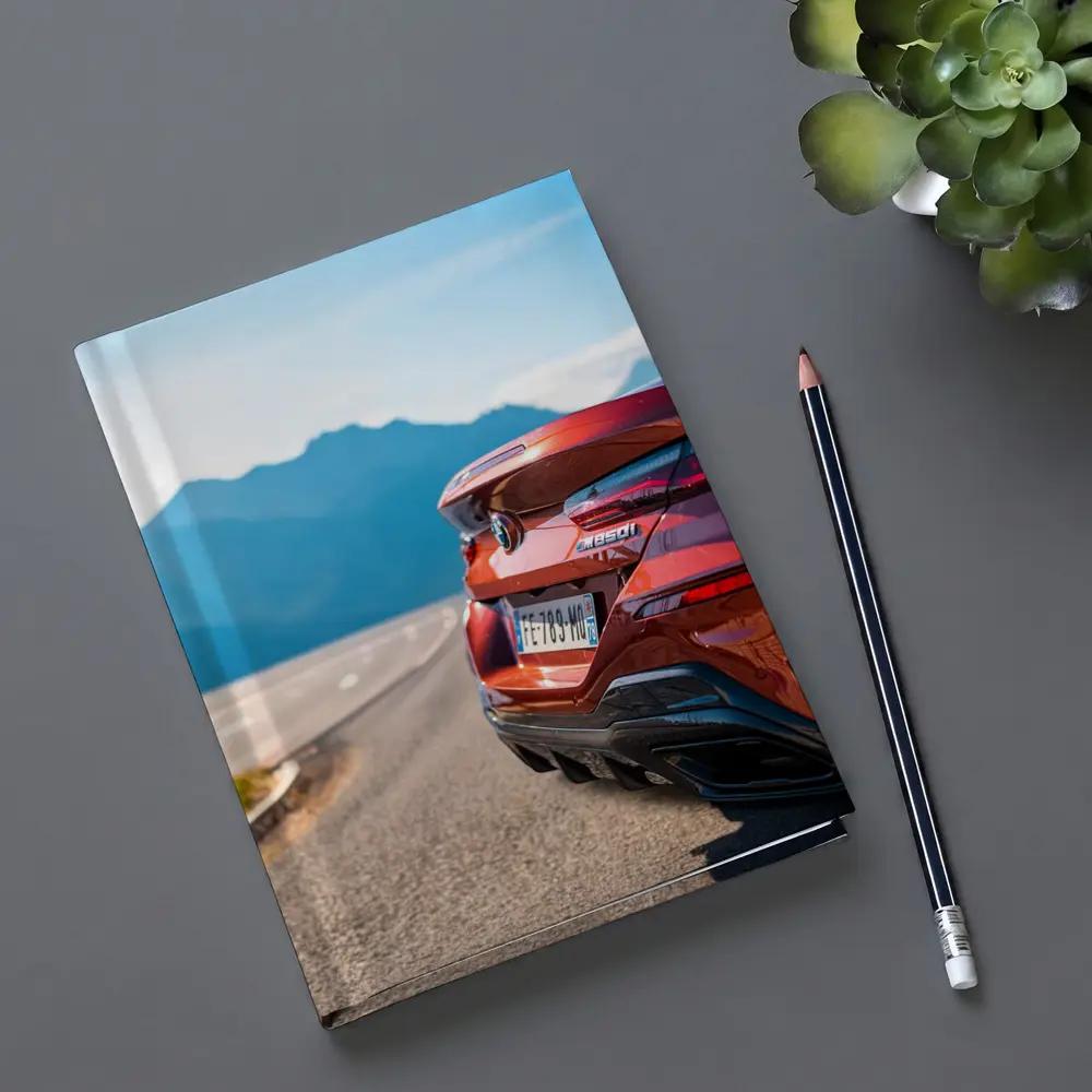 BMW M850i Rear Mountain Road View – Notebooks