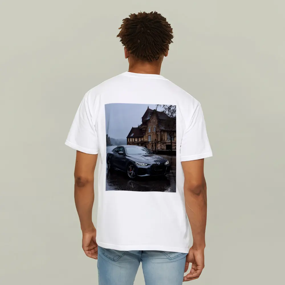 BMW 4 Series Coupe Rainy Castle Setting – T-Shirts