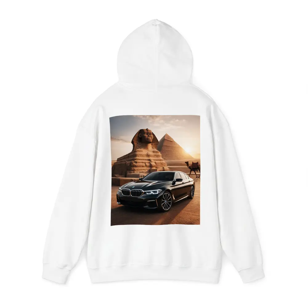 BMW 5 Series Black Egypt Pyramids Sphinx – Hoodies