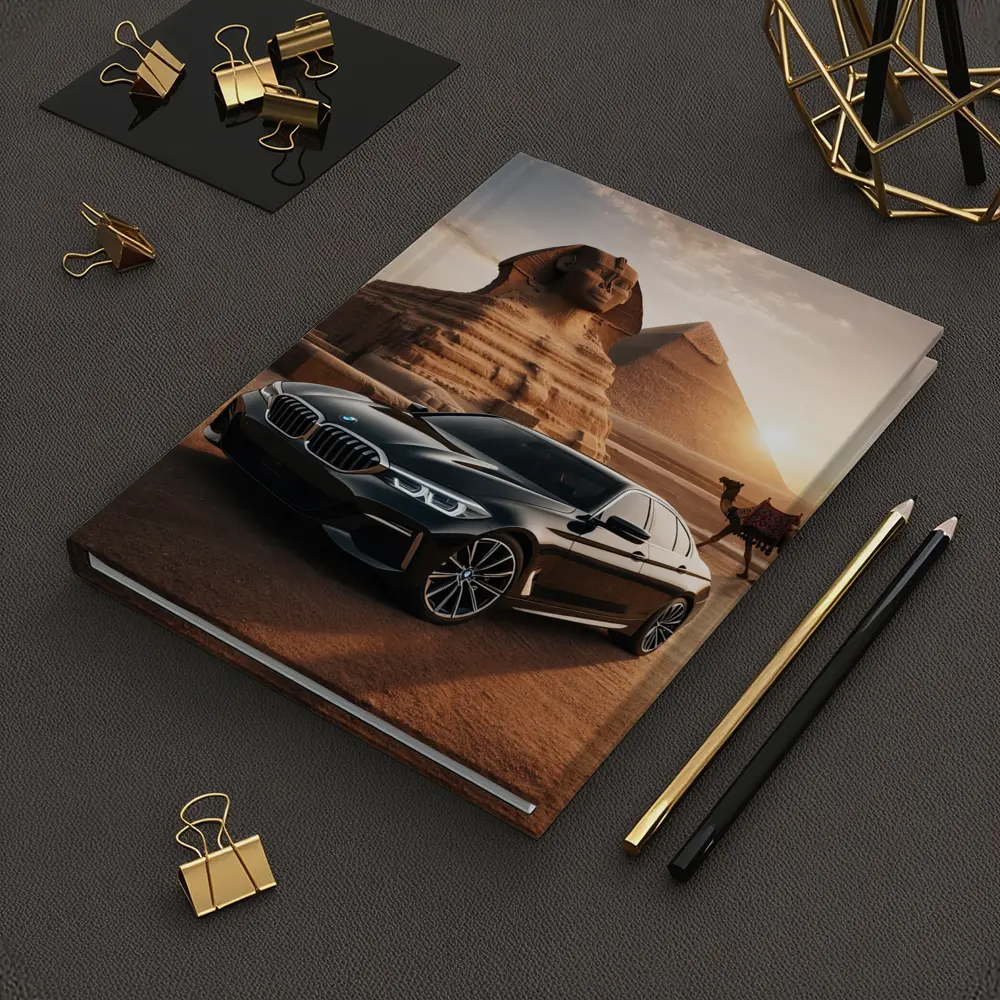 BMW 5 Series Black Egypt Pyramids Sphinx – Notebooks