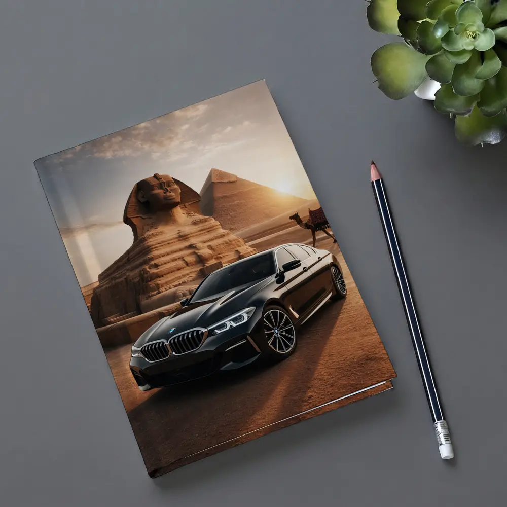 BMW 5 Series Black Egypt Pyramids Sphinx – Notebooks