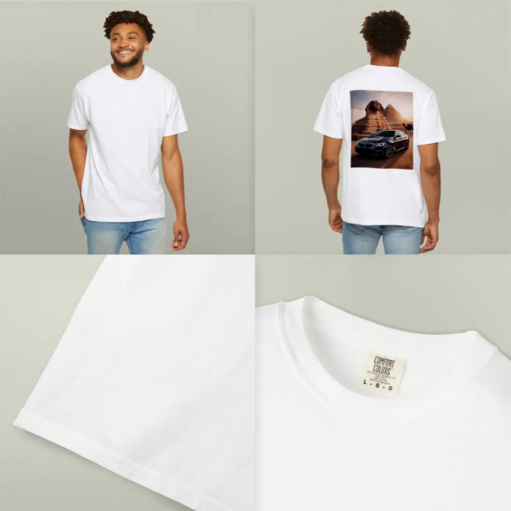 BMW 5 Series Black Egypt Pyramids Sphinx – T-Shirts
