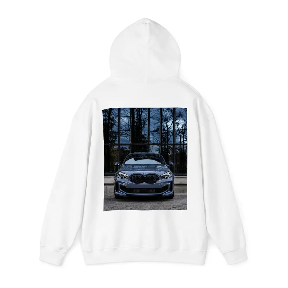 BMW M1 Front View Dark Stormy Background – Hoodies