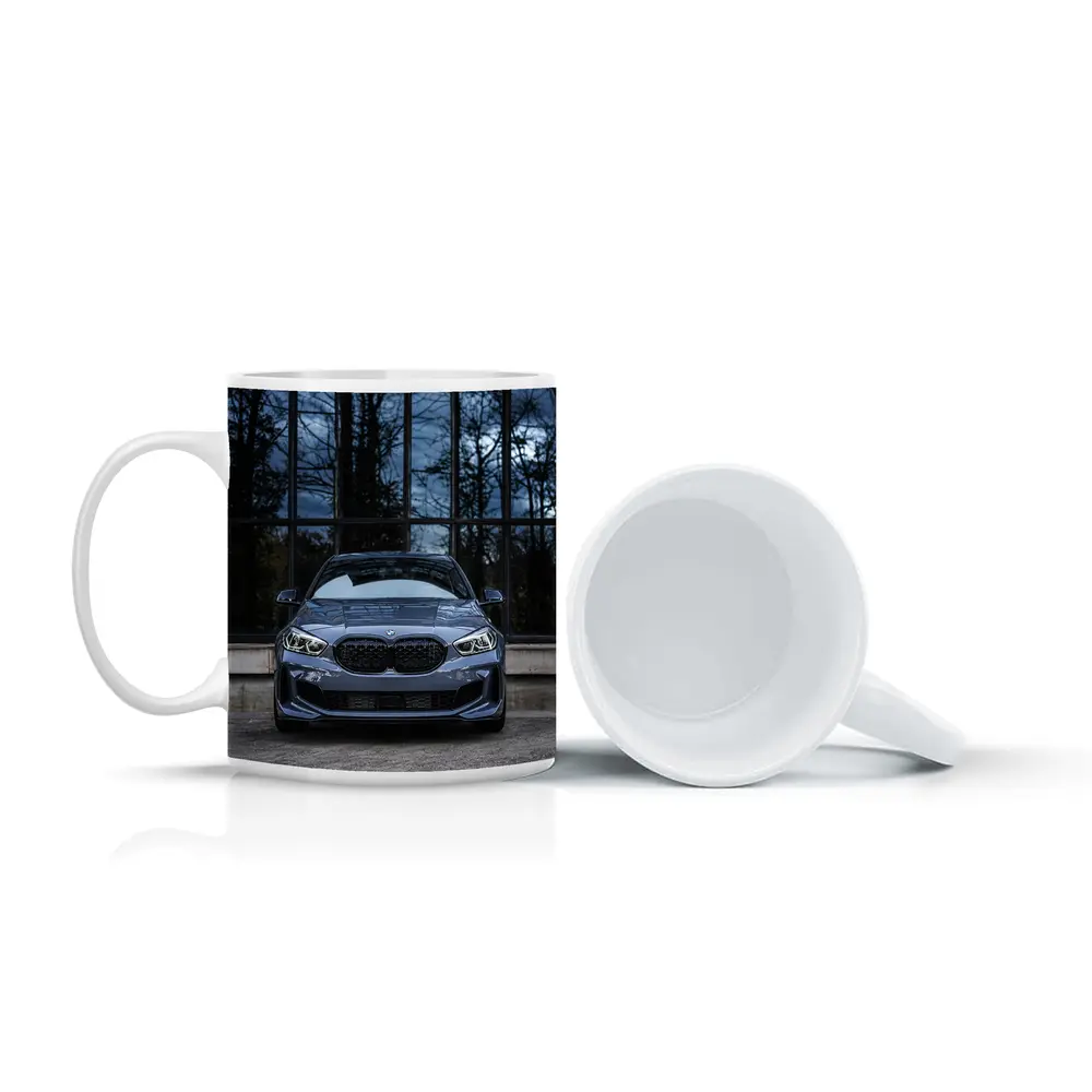 BMW M1 Front View Dark Stormy Background – Mugs