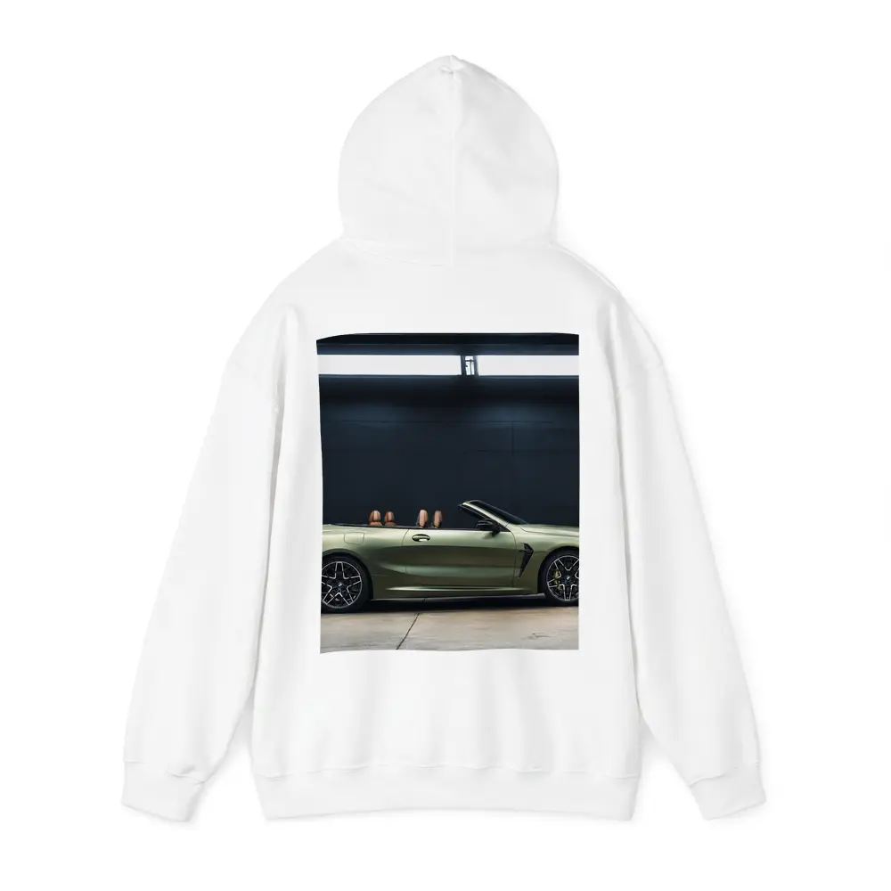 BMW M8 Convertible Olive Green Studio Shot – Hoodies