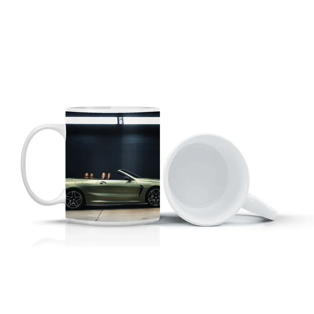 BMW M8 Convertible Olive Green Studio Shot – Mugs