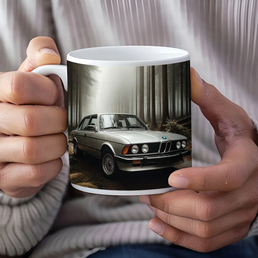 BMW E28 Classic Sedan Misty Forest – Mugs