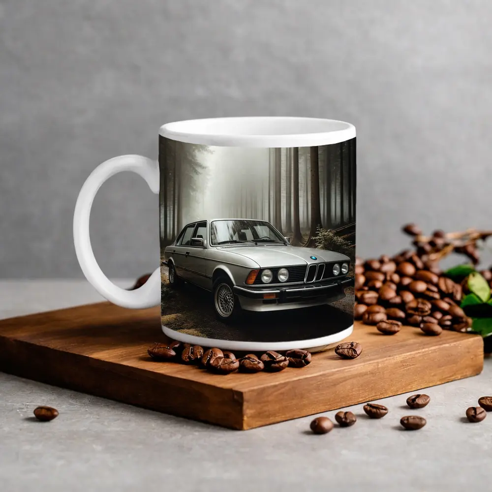 BMW E28 Classic Sedan Misty Forest – Mugs