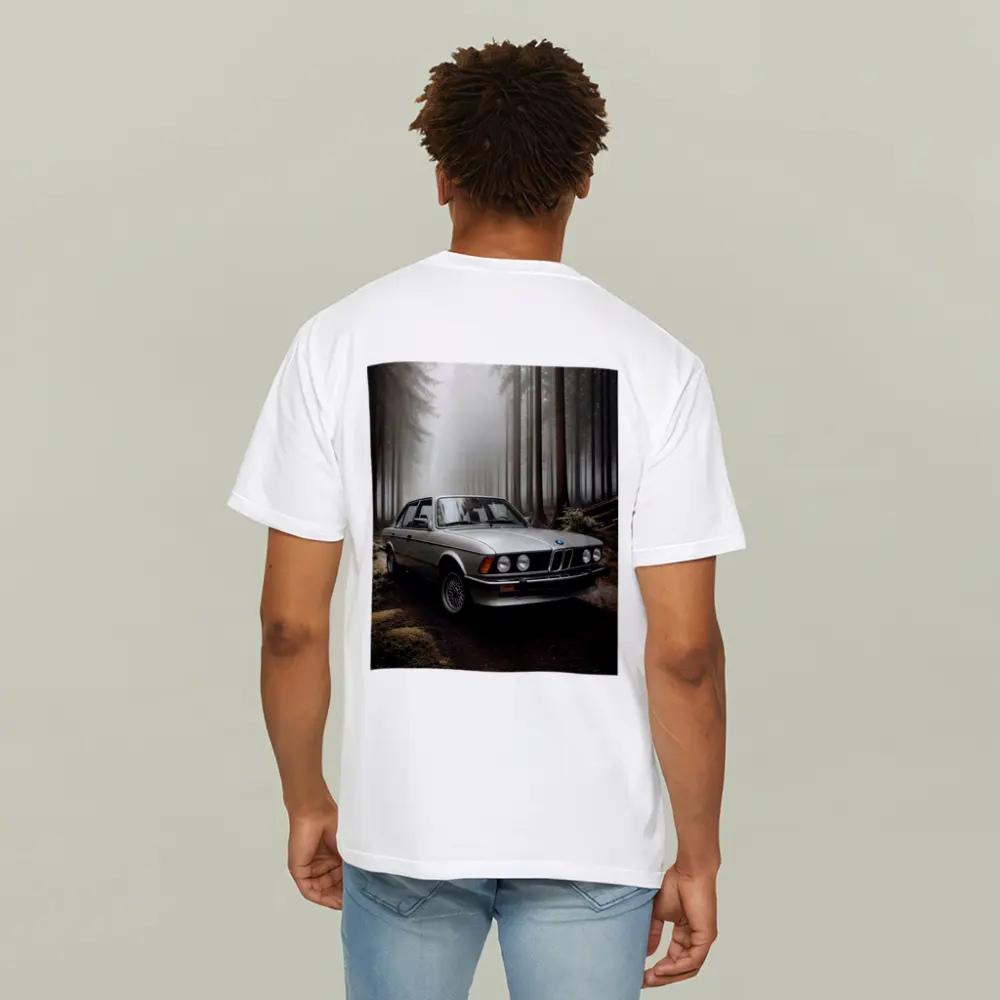 BMW E28 Classic Sedan Misty Forest – T-Shirts
