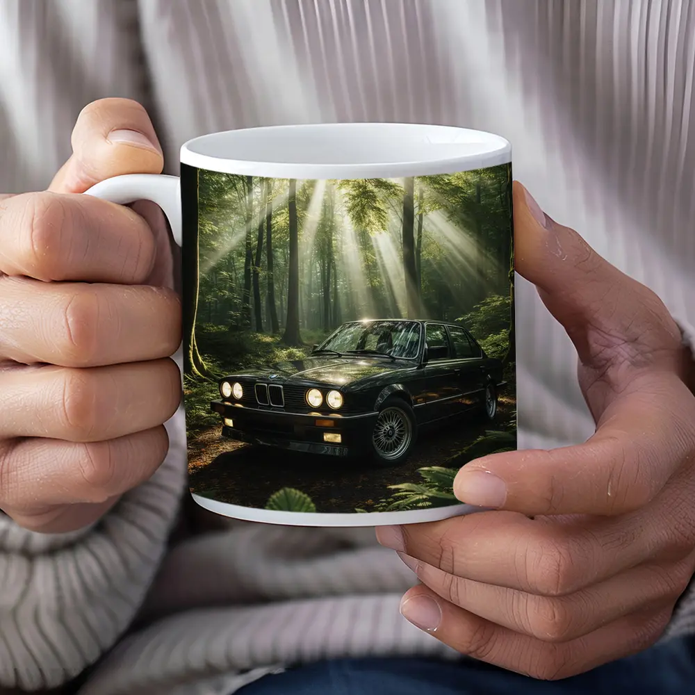 BMW E30 3 Series Black Forest Setting – Mugs