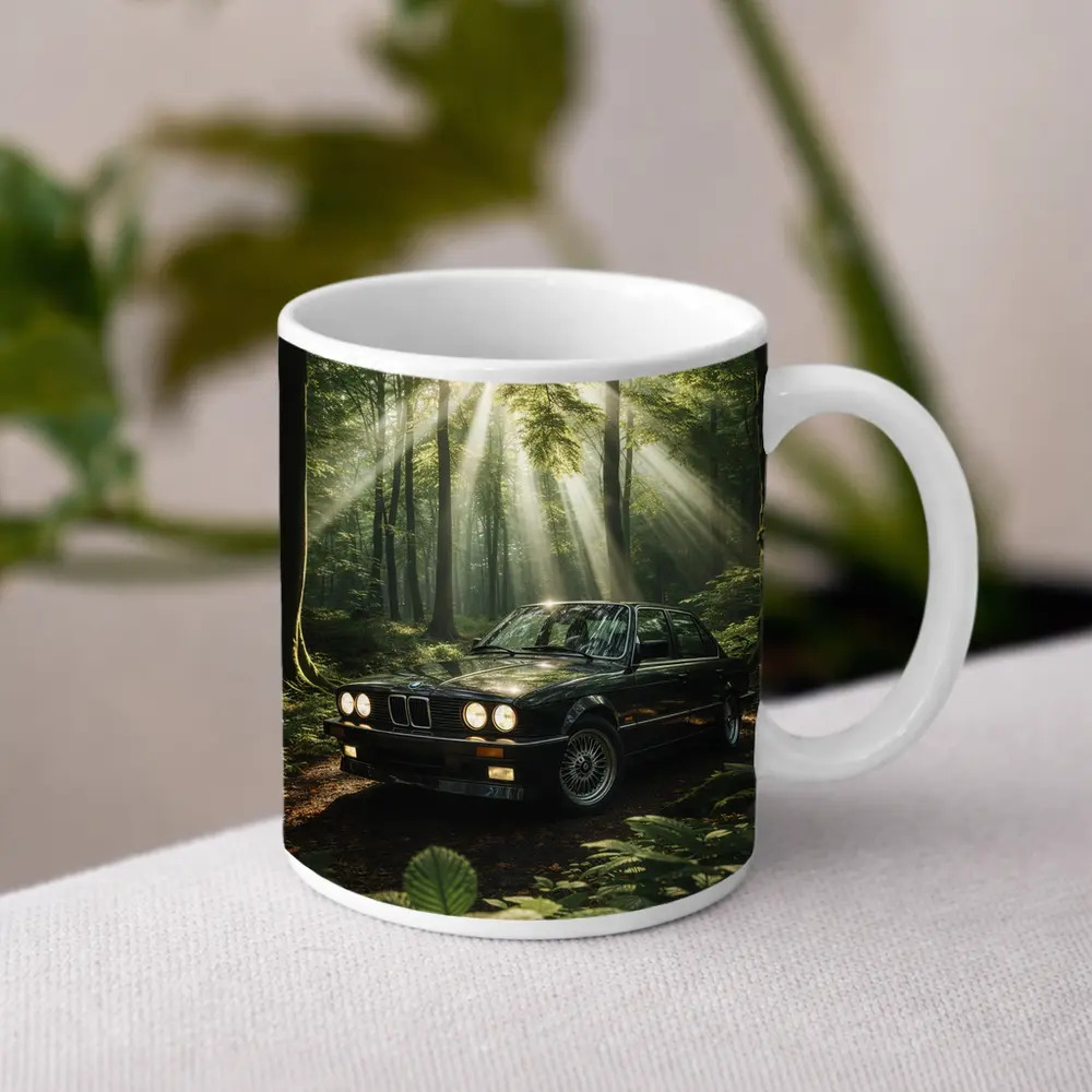 BMW E30 3 Series Black Forest Setting – Mugs