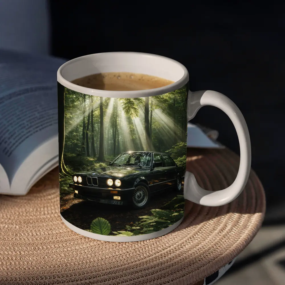 BMW E30 3 Series Black Forest Setting – Mugs