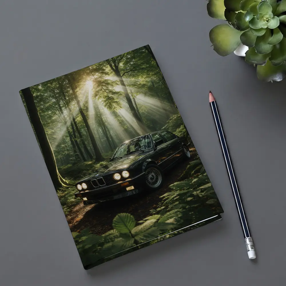 BMW E30 3 Series Black Forest Setting – Notebooks