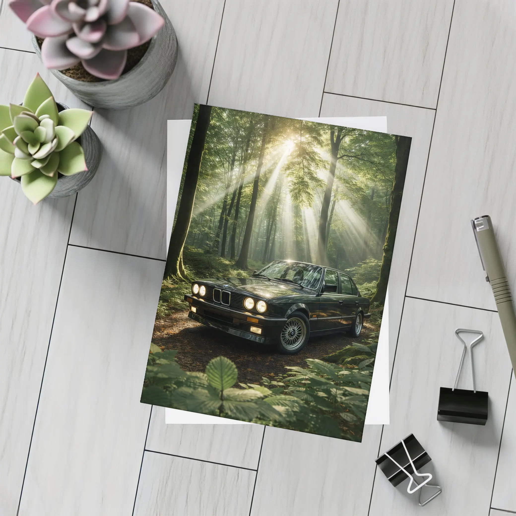 BMW E30 3 Series Black Forest Setting – Postcards