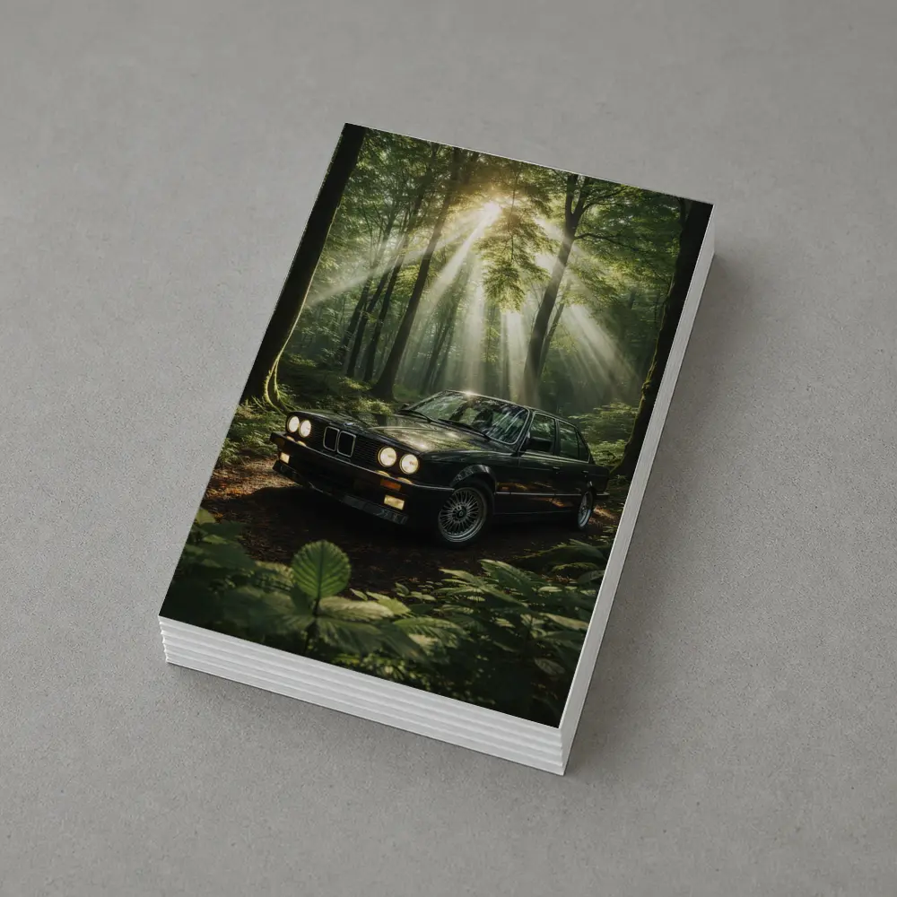 BMW E30 3 Series Black Forest Setting – Postcards