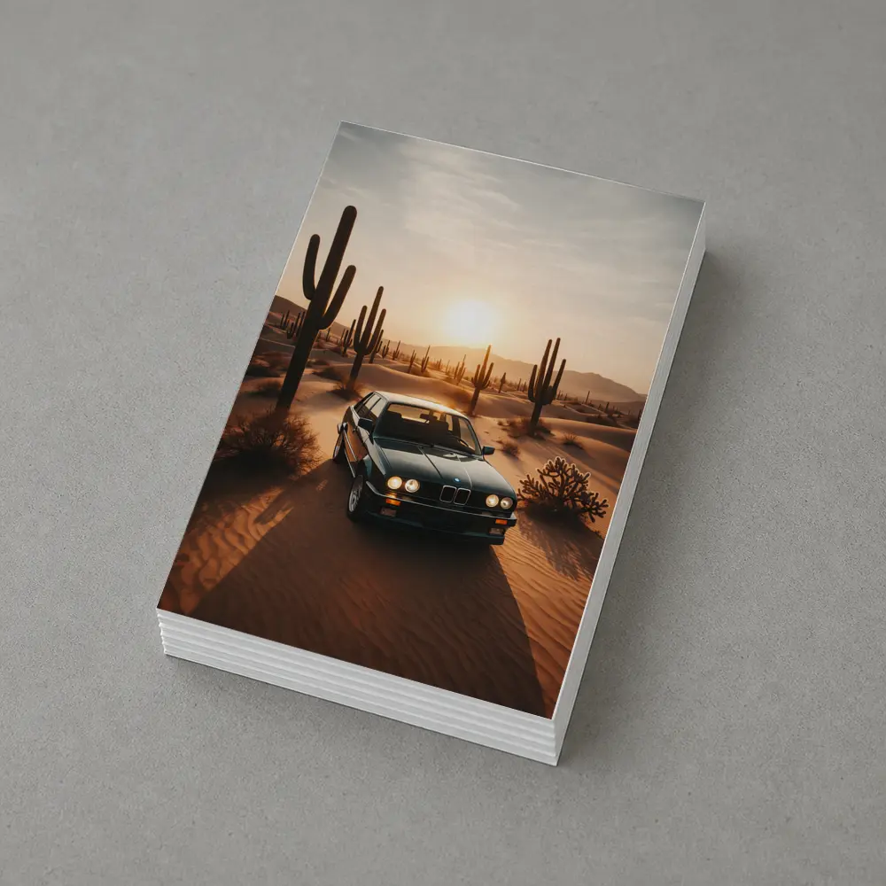 BMW E30 3 Series Desert Sunset – Postcards