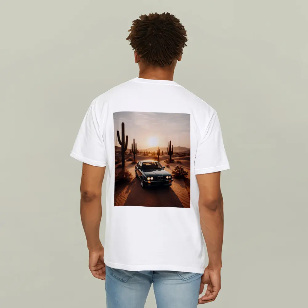 BMW E30 3 Series Desert Sunset – T-Shirts