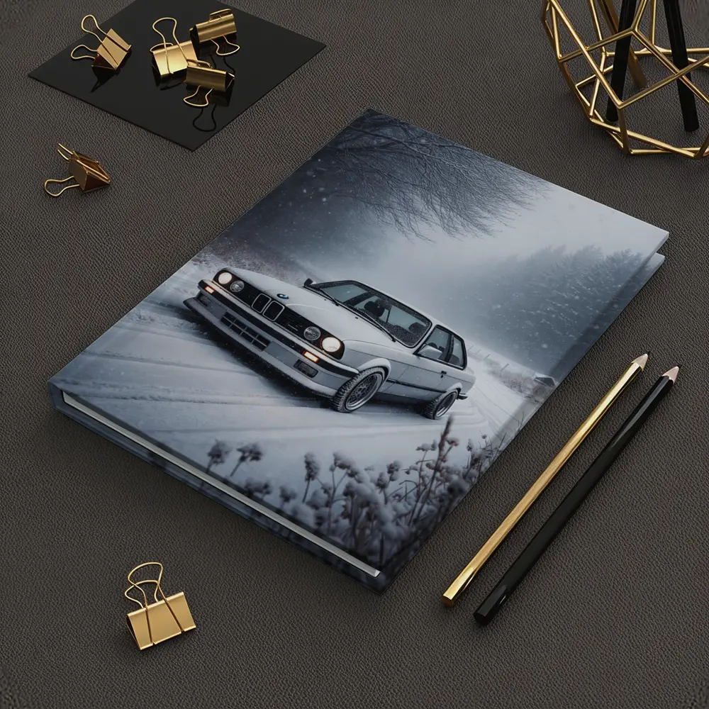 BMW E30 3 Series Snow Winter Road – Notebooks