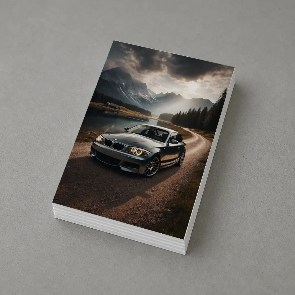 BMW 1 Series Coupe Mountain Lake Road – Postcards