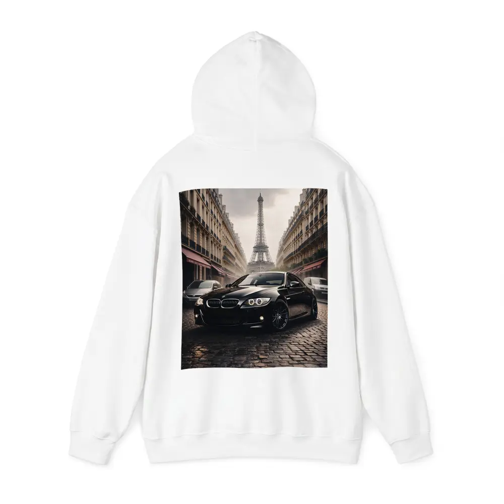 BMW E92 Black Coupe Paris Eiffel Tower – Hoodies
