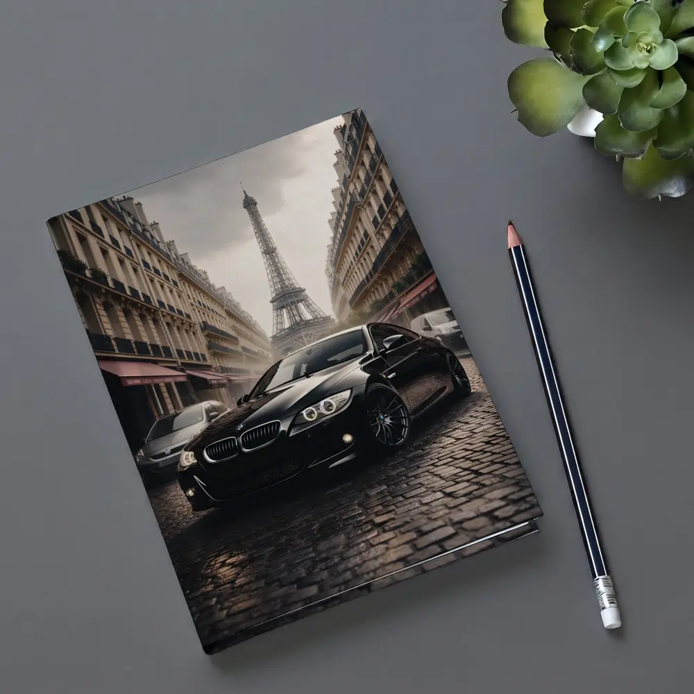 BMW E92 Black Coupe Paris Eiffel Tower – Notebooks