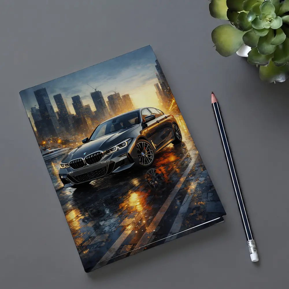 BMW 3 Series Sedan Rainy City Night – Notebooks