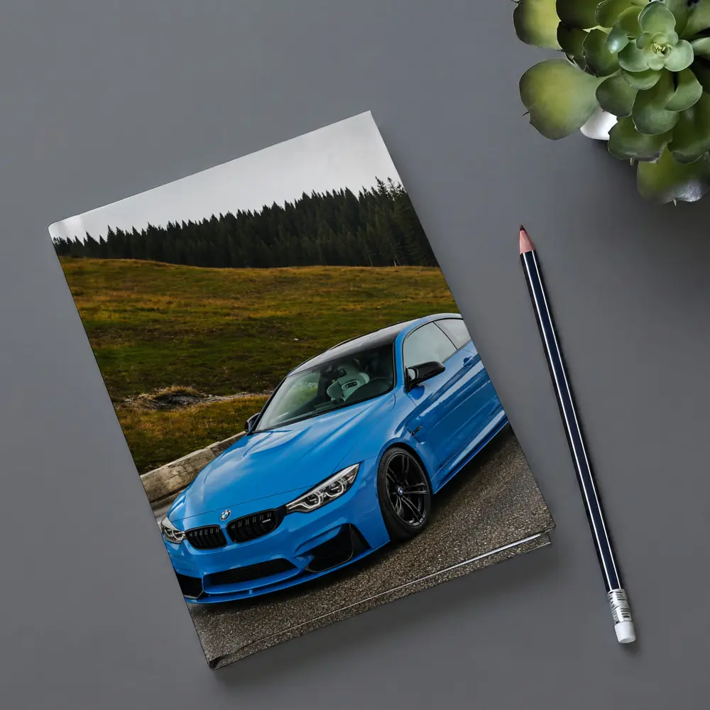 BMW M4 Blue Coupe Mountain Road – Notebooks