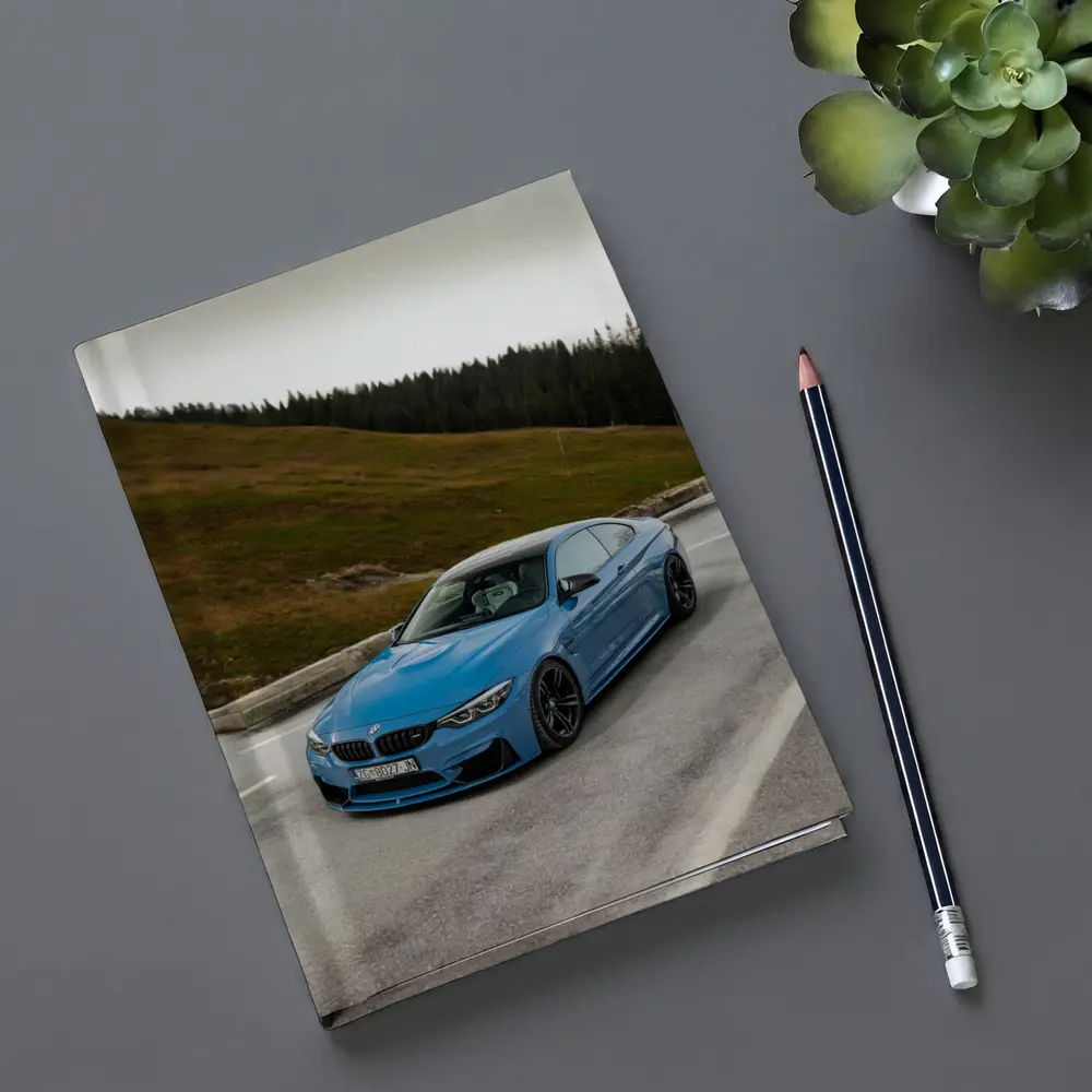 BMW M4 Blue Coupe Mountain Road – Notebooks