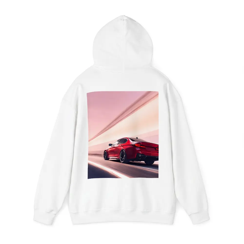 BMW M5 Red Speeding Through Tunnel – Hoodies
