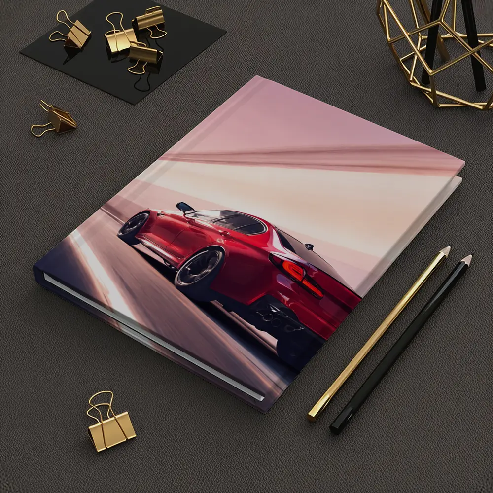 BMW M5 Red Speeding Through Tunnel – Notebooks