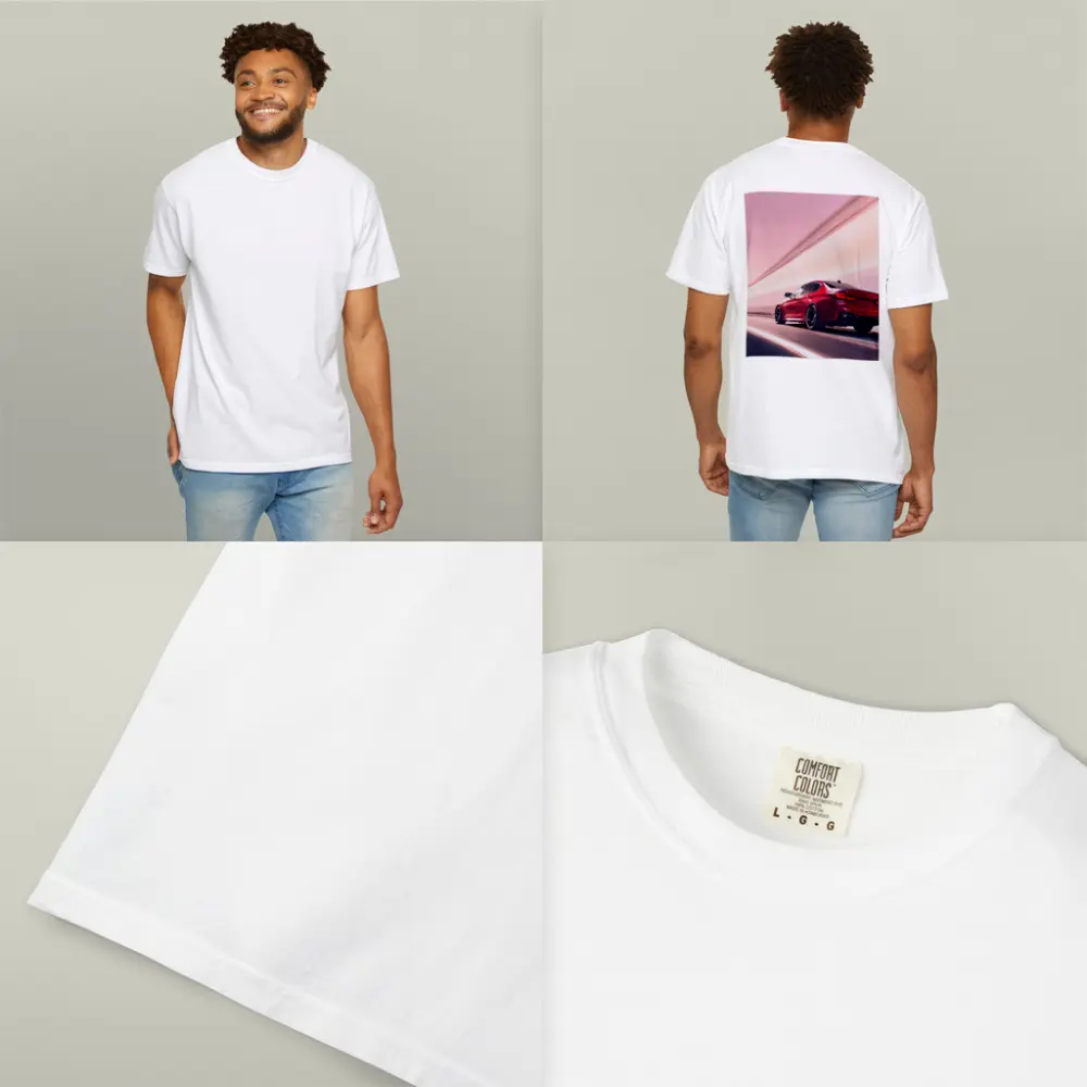 BMW M5 Red Speeding Through Tunnel – T-Shirts