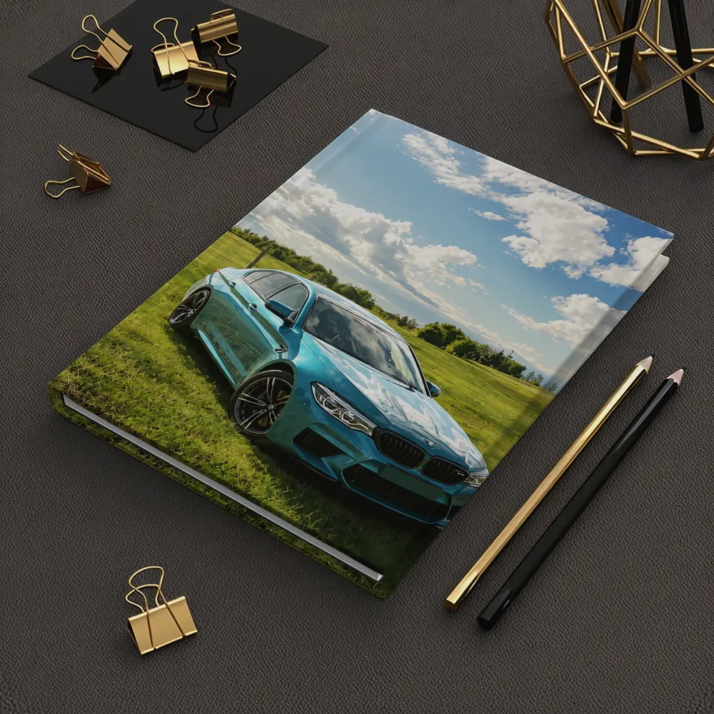 BMW M5 Sedan Parked On Green Field – Notebooks