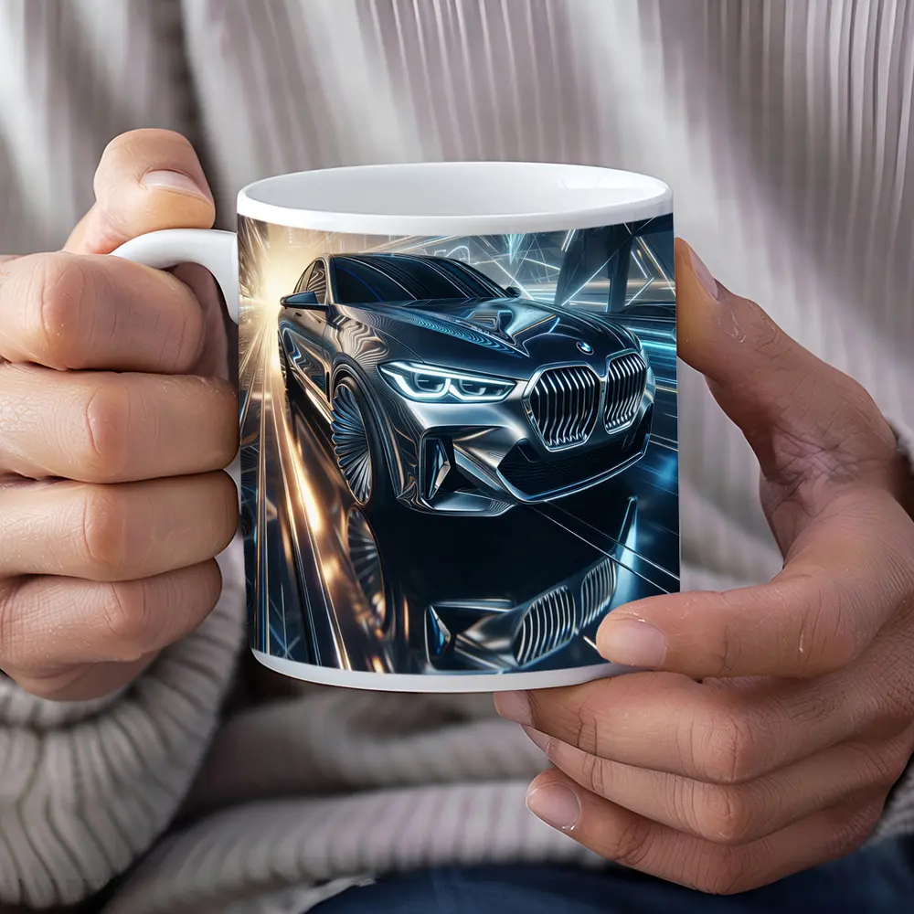 BMW Seven Series Futuristic City Night – Mugs