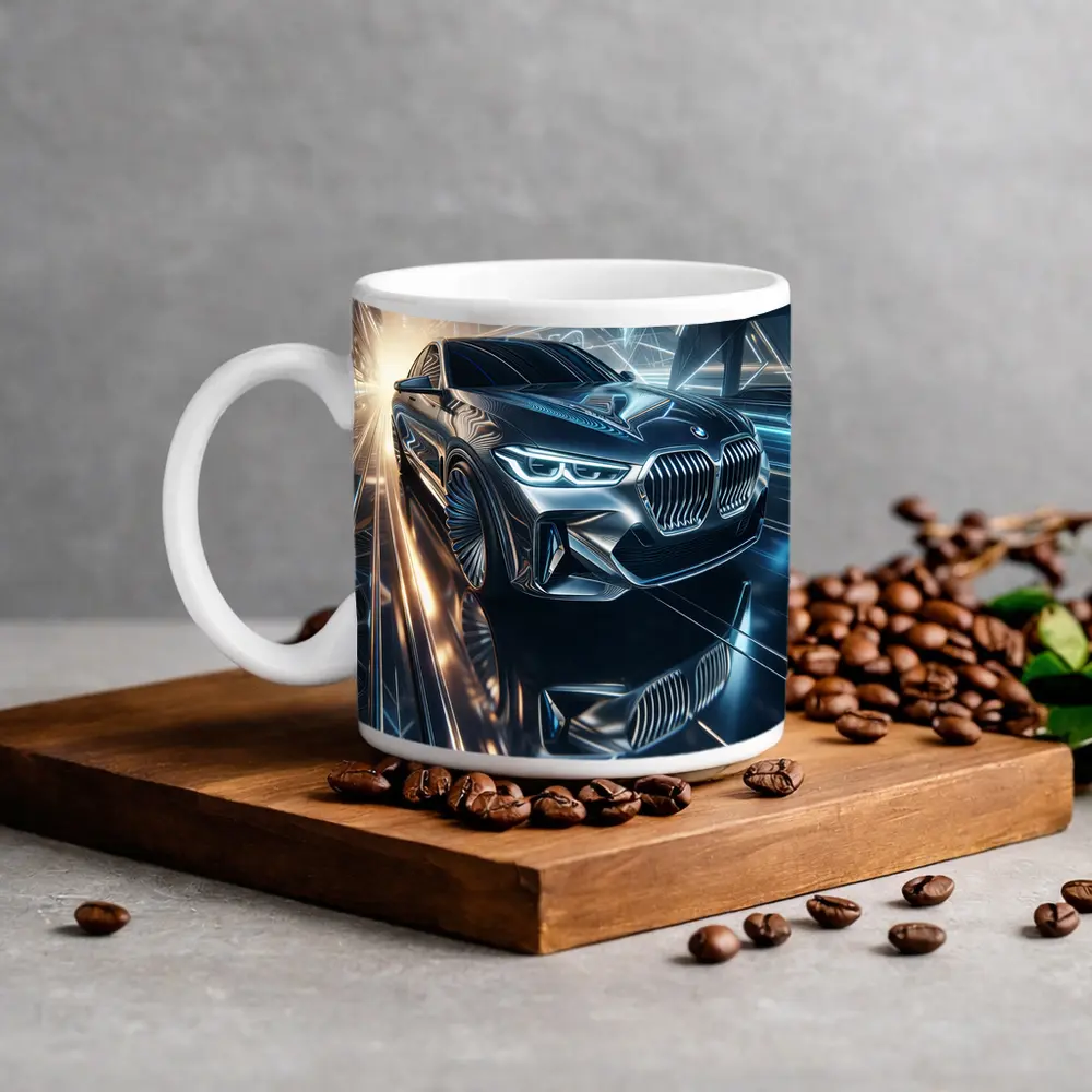 BMW Seven Series Futuristic City Night – Mugs