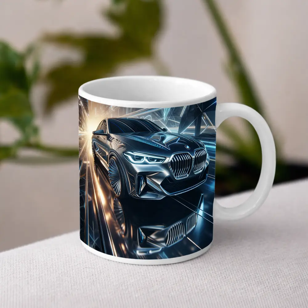 BMW Seven Series Futuristic City Night – Mugs