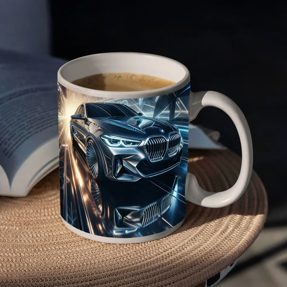 BMW Seven Series Futuristic City Night – Mugs