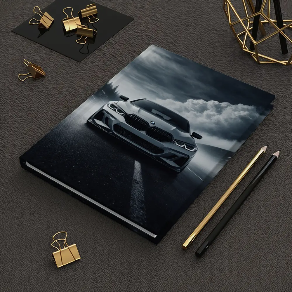 BMW M3 Front View Stormy Road – Notebooks