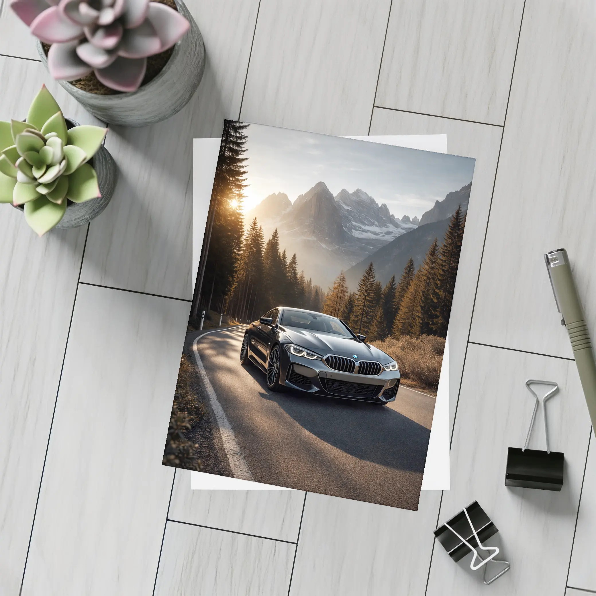 BMW 8 Series Coupe Mountain Road Drive – Postcards