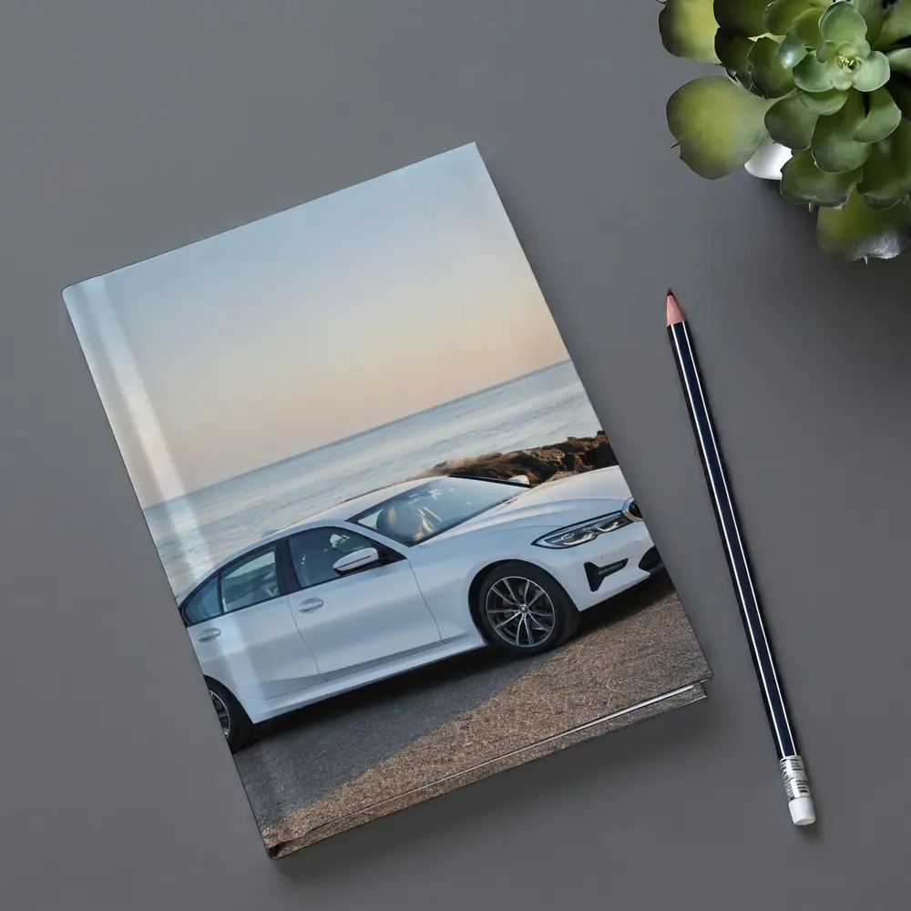 BMW 3 Series White Sedan Ocean Coast – Notebooks