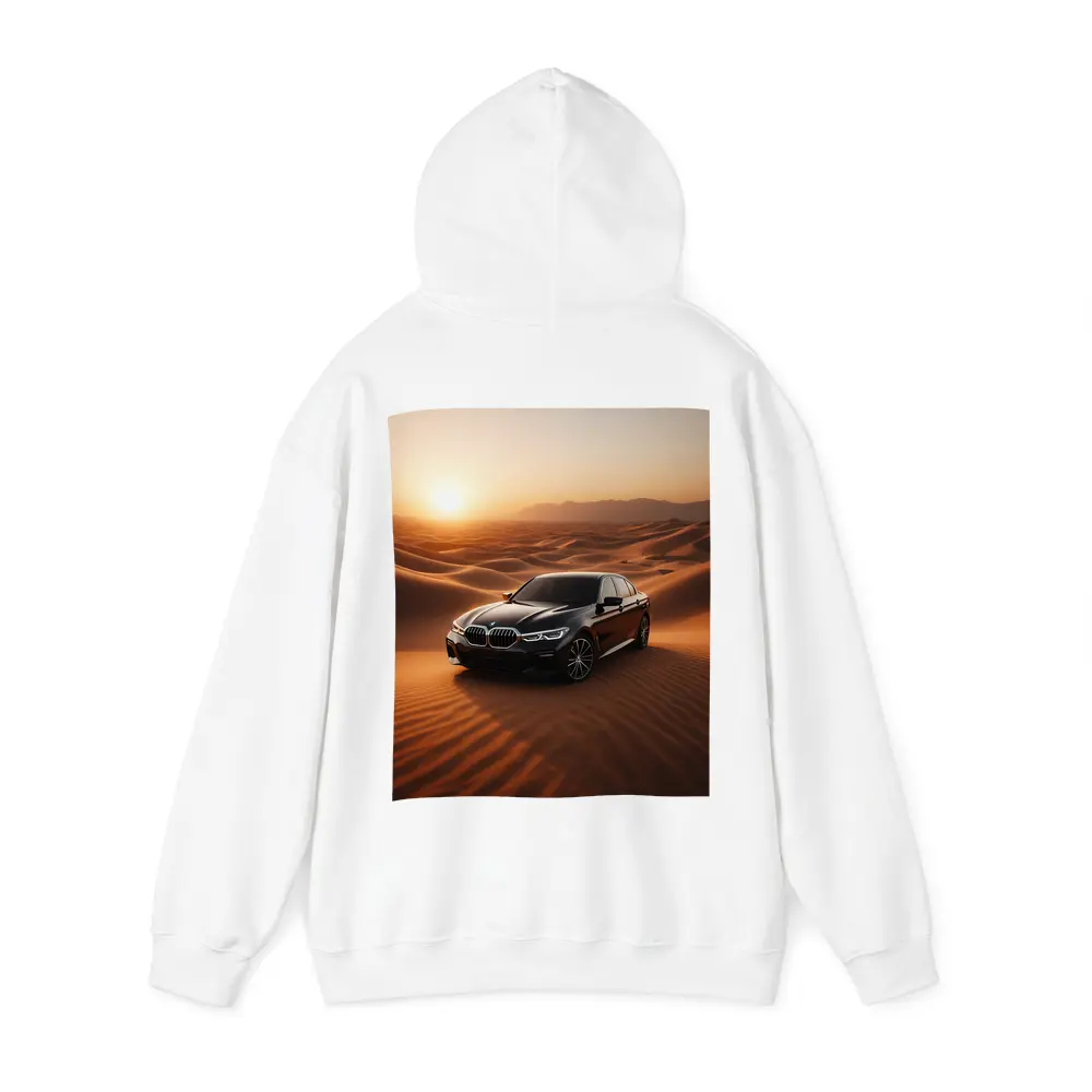 BMW 3 Series Black Sedan Desert Sunset – Hoodies