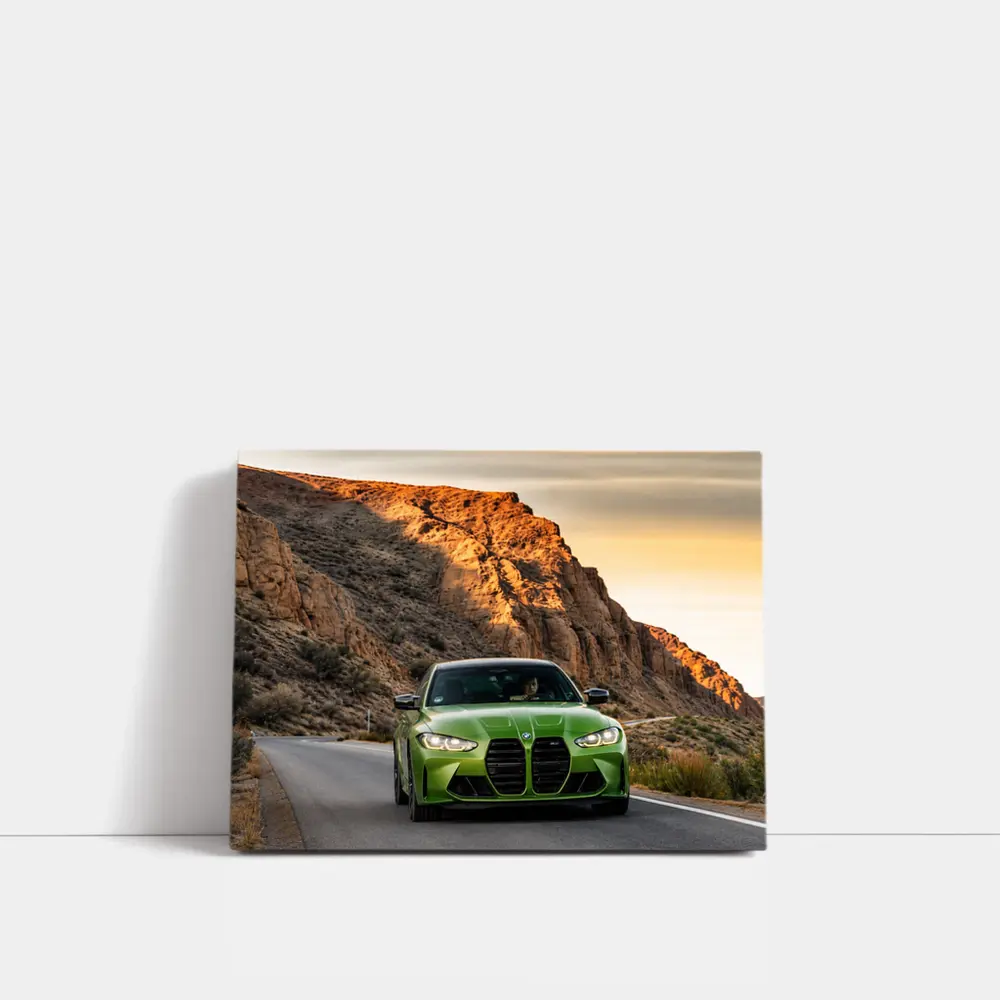 BMW M3 Green Snake Mountain Road Drive – Wall Art