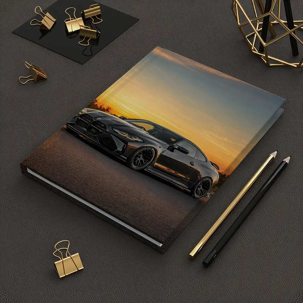 BMW M4 Black Coupe Sunset Sky – Notebooks